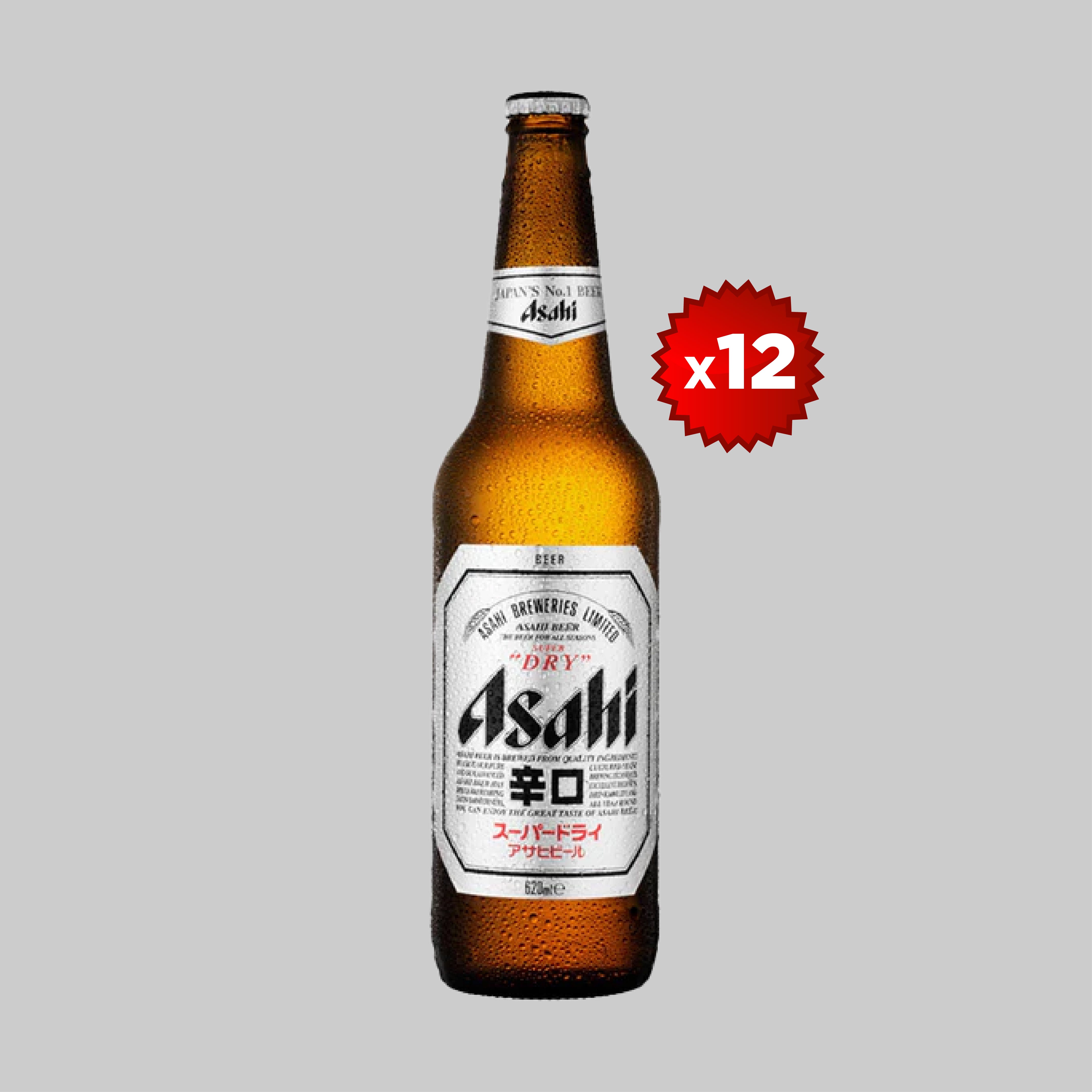 Asahi Super Dry Large Bottle 12x630ml 5.0% | Time2Drink